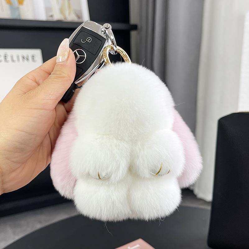 Pendentifs Soft Bunny PomPom fabriqués à la main (édition en boîte)