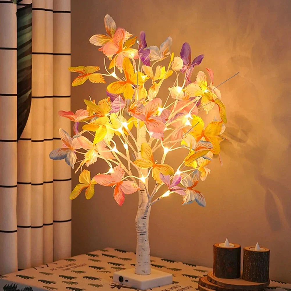 ButterflyTree - LED-Schmetterlingsbaum – Warmweißes Licht für stilvolle Wohnräume
