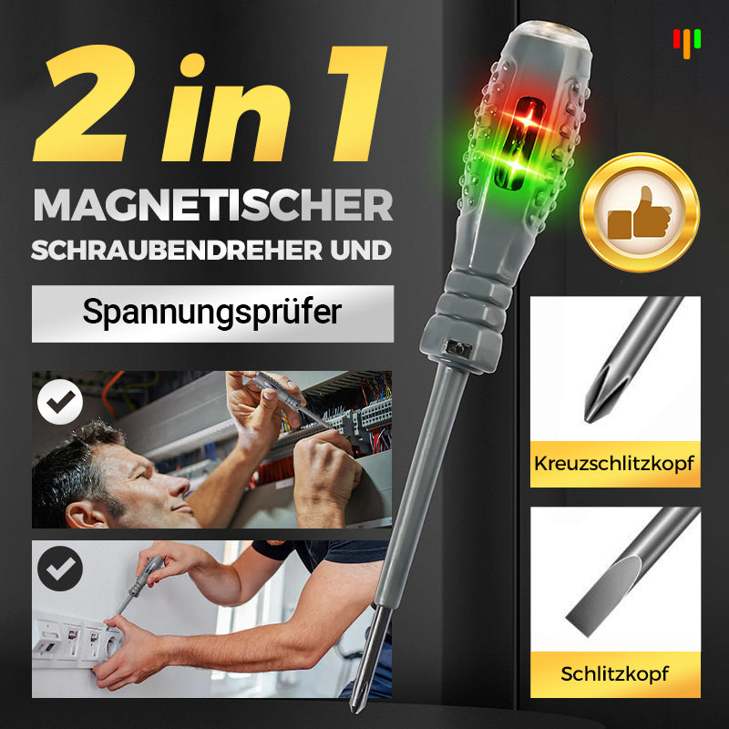 🔥Sonderverkauf 55% Rabatt🔥2-in-1 Magnetischer Schraubendreher und Spannungsprüfer