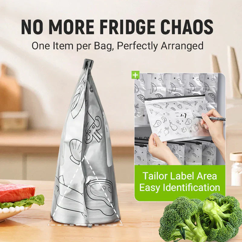 Gluschwein - Aluminium Bags - Wiederverwendbare Aufbewahrungsbeutel aus Aluminium für Lebensmittel