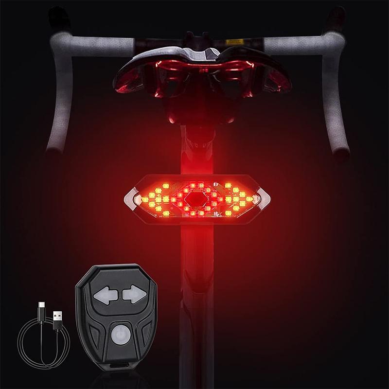 Gluschwein - Wunschfans™LED Wireless Fernbedienung Fahrrad Rücklicht