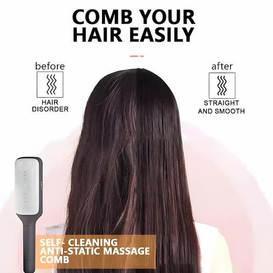 SeluBrush - Selbstreinigende Bürste — Entfernt Haare mühelos aus den Borsten