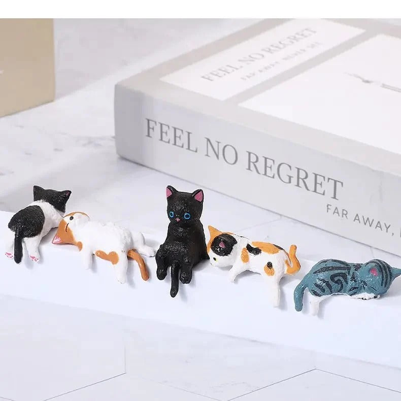Gluschwein - TinyCats - Mini-Katzen-Schreibtischfiguren-Set