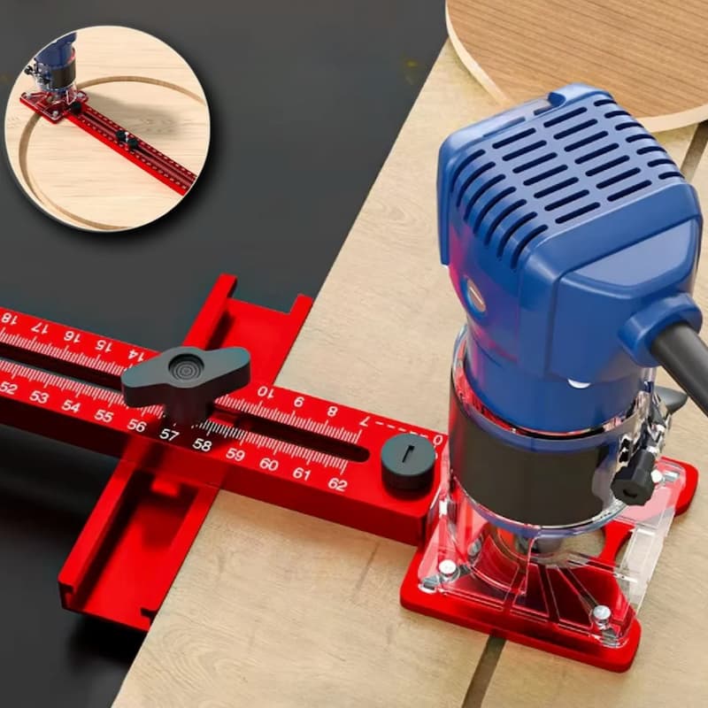 Gluschwein - Router Guide - 3-in-1-Führungsschiene für Oberfräsen