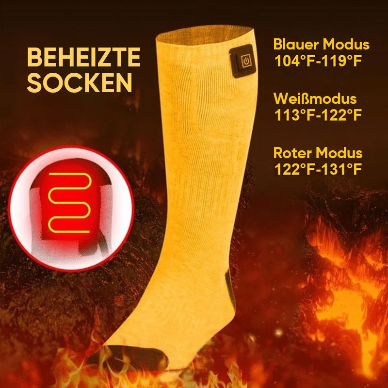 Gluschwein - Beheizte Socken mit einstellbarer Temperatur