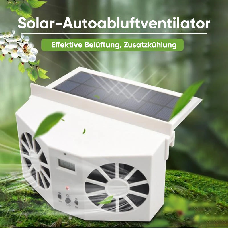 Gluschwein - Solarbetriebener Auto-Abluftventilator