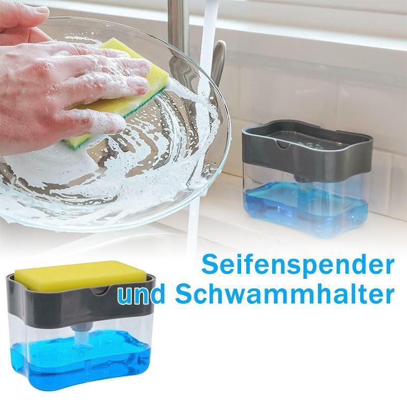 Gluschwein - Seifenspender und Schwammhalter