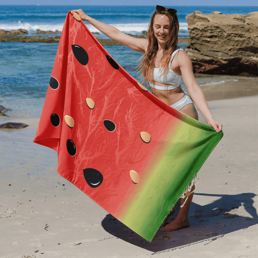 Gluschwein - 🌞Frühlingserwachen: 50% Rabatt!🏖 2-in-1 Strandtuch + Handtaschen-Set | 100 % Bio-Baumwolle, sandabweisendes Design