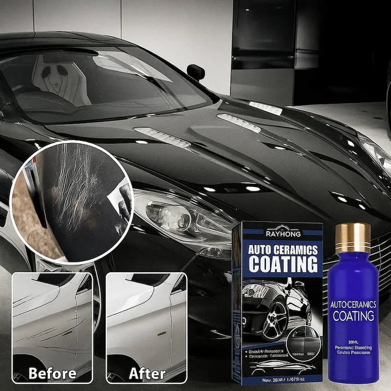 CeramicCoating - Ceramic Spray - Bringt Ihr Auto wochenlang zum Glänzen und schützt [1+1 GRATIS!]