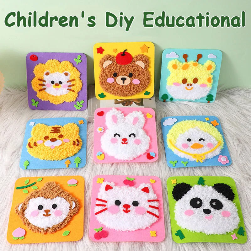 Gluschwein - Fuzzy Drawings - Set zum Basteln einer Stickpuppe