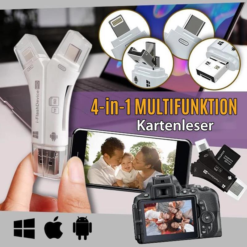 Gluschwein - 4-in-1 iFlash Drive Kartenleser