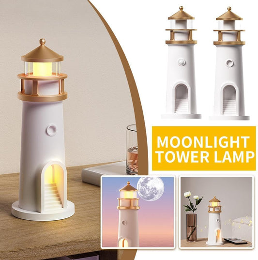 LightHouseLamp - con proyección de la luna