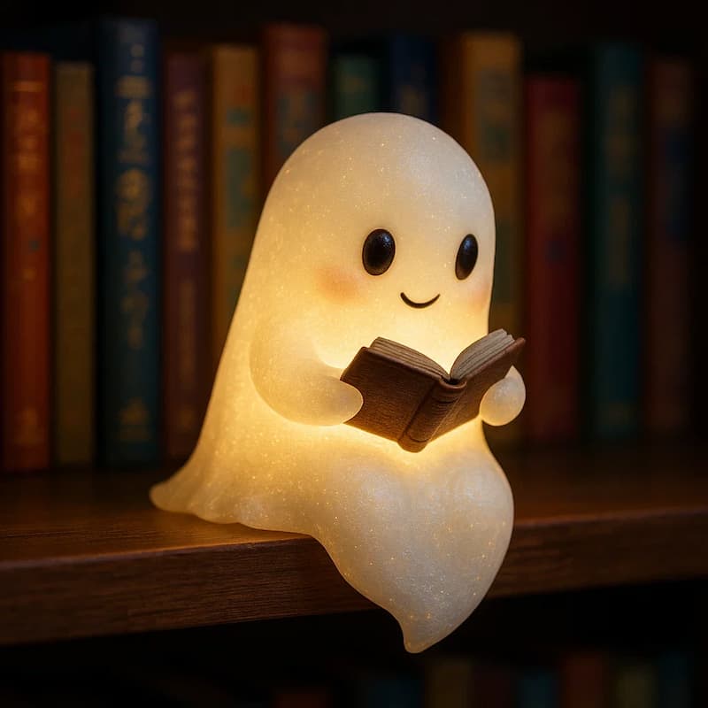 Gluschwein - Ghost Light - Leselampe mit sanftem Licht