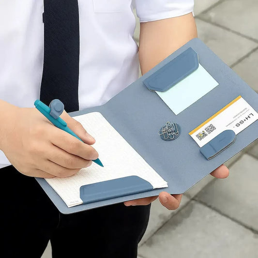 Magfolio - Portafolio magnético para negocios A5 - Organizador con portapapeles y accesorios