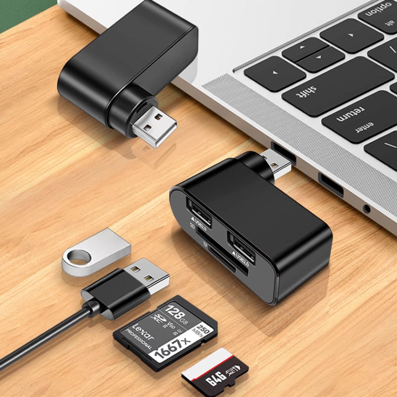 Gluschwein - 4-in-1 drehbarer USB-Hub