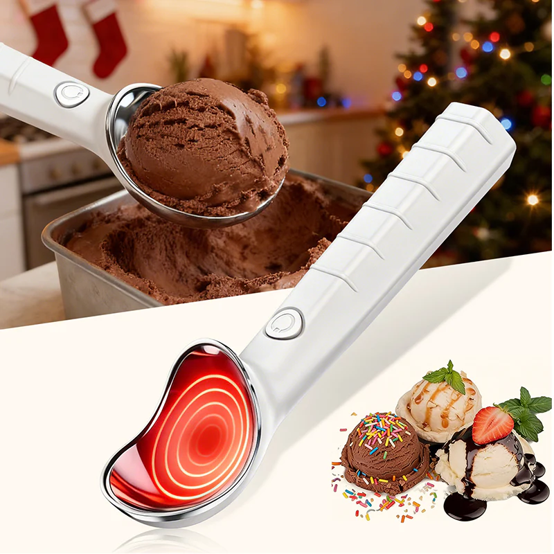 Heated Ice Cream Spoon - Eiscreme zu schöpfen war noch nie so einfach!