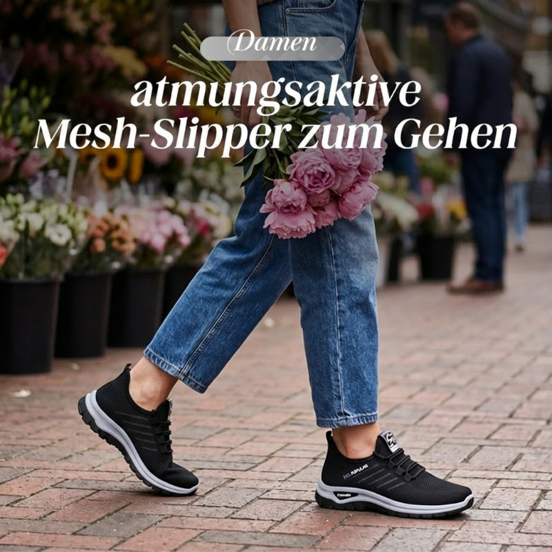Atmungsaktive und bequeme Slip-on-Sneaker für Damen