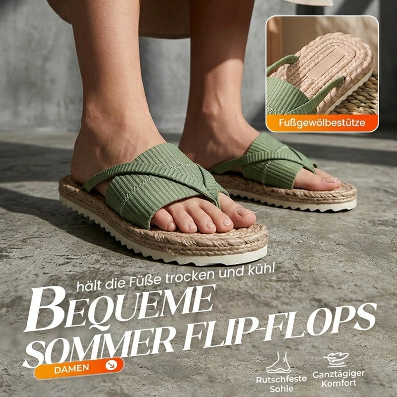 🔥Sommer-Sale: 50 % Rabatt💥 Sommerliche, bequeme Flip Flops für Frauen