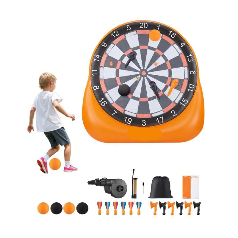 Gluschwein - 💥 HEUTE: 50% RABATT + GRATIS VERSAND!🎯Riesige Fußball-Dartscheibe (aufblasbar) – Familienspaß in 3 Min. ⚽