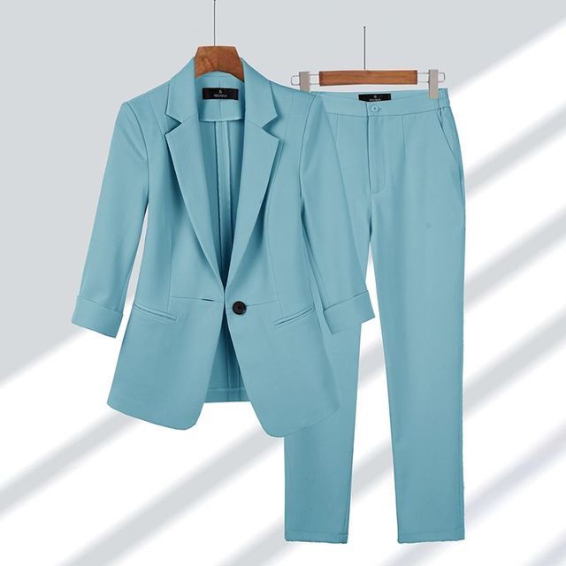 Gluschwein - Dionne - Blazer en pantalon set Blau