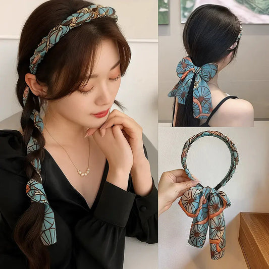 Serre-tête en satin avec fonction tressage – parfait pour l'Oktoberfest et les festivités