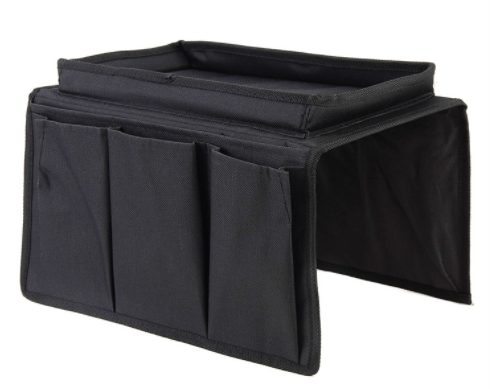 Elegantes Sofa-Armlehnen-Tablett mit Organizer für Getränke und Zubehör