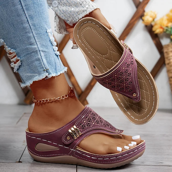 Tiara | Sandales compensées élégantes