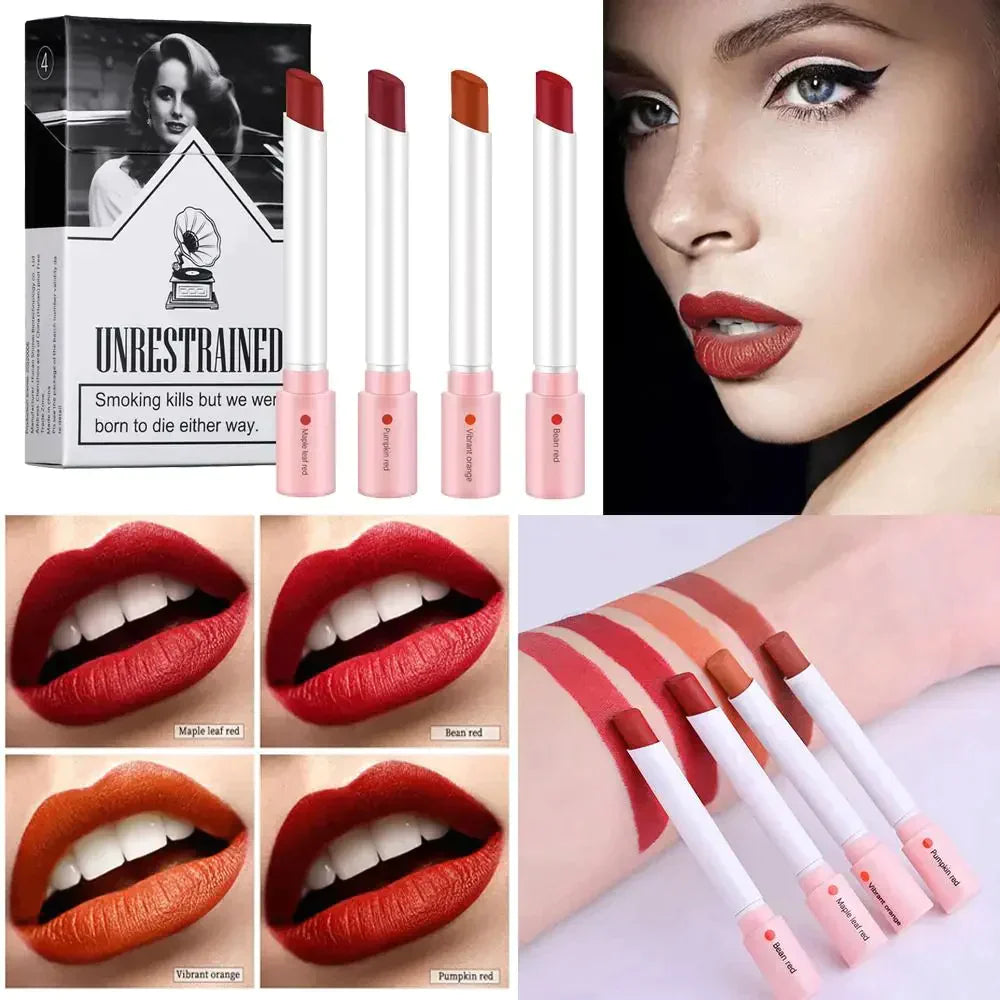 Gluschwein - Matte Cigarette Lipstick Pack Set