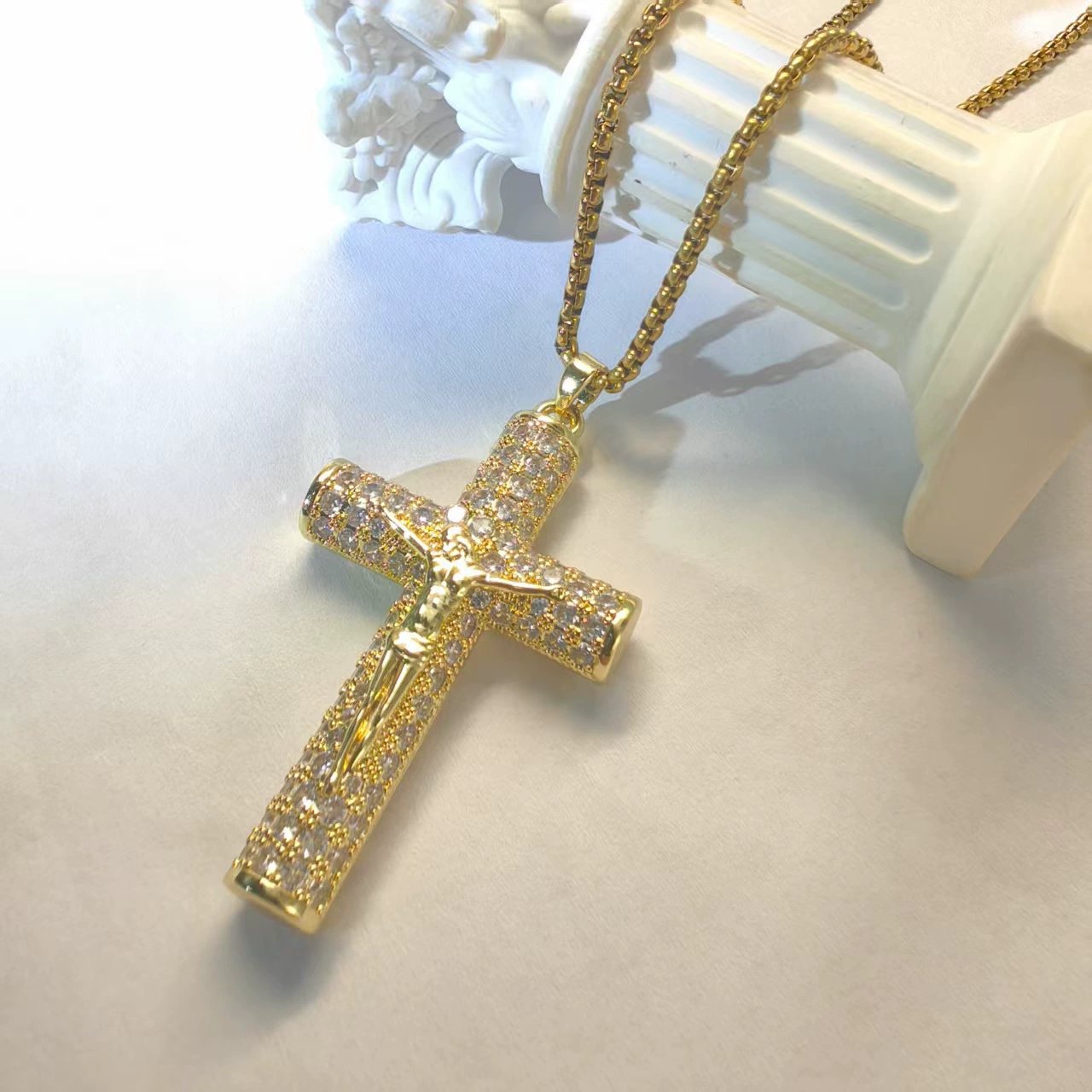 Gluschwein - 🎁Früher Weihnachts-Hot-Sale – 48% RABATT! 🎅✝️Jesus-Kruzifix-Anhänger-Halskette