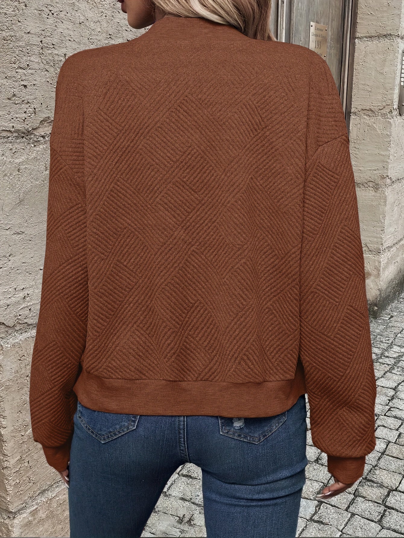Jemma – Langärmelige Jacke Mit Reißverschluss