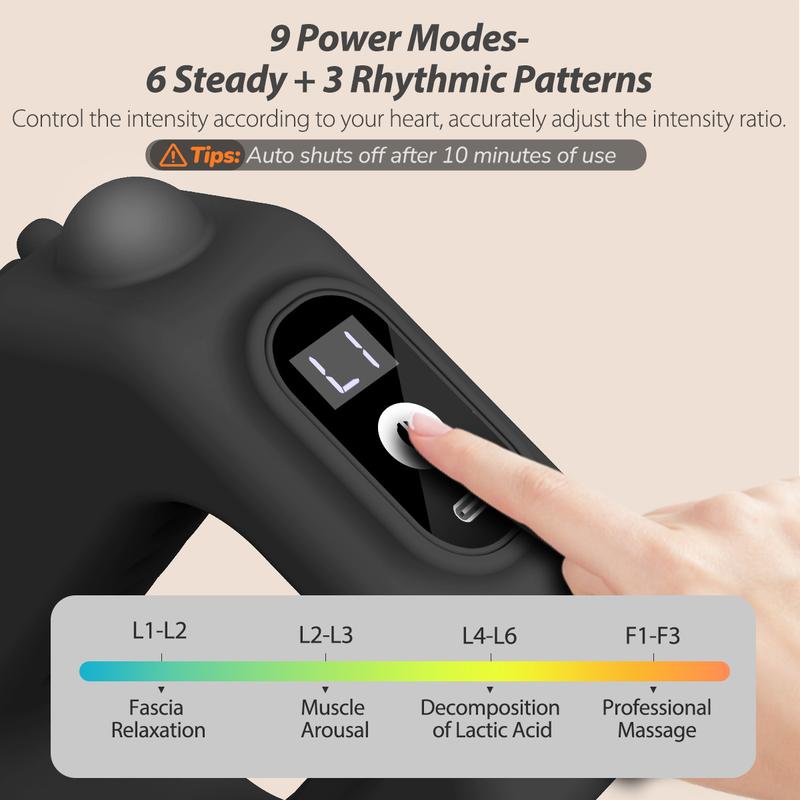 Gluschwein - 3-in-1-Vibrationsmassagegerät mit Faszienring