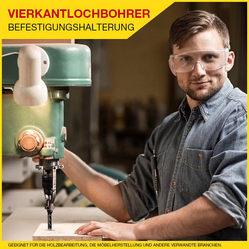 Gluschwein - Holzbearbeitungs-Vierkantloch-Bohrer-Adapterhalterung