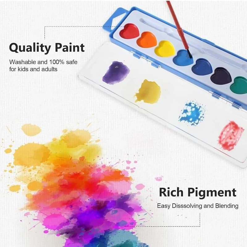 Gluschwein - Heart Paint - Mini-Aquarellfarben-Set