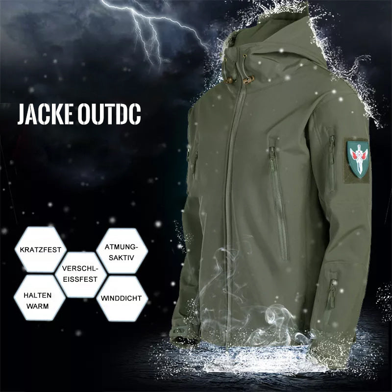 Gluschwein - Wind- und wasserdichte Jacke (Herren)