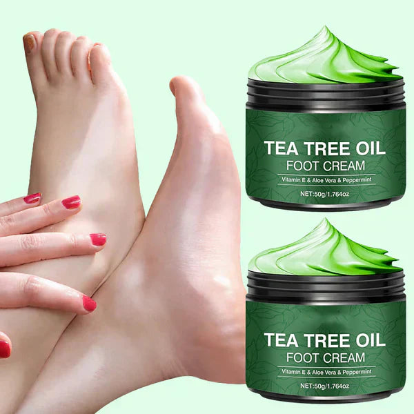 Gluschwein - 🌿 Beruhigende Fußcreme mit Aloe Vera und Teebaumöl
