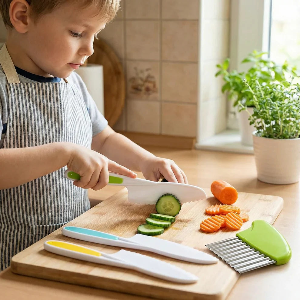 Kids Cooking Knife - Wecken Sie mit jedem sicheren Schnitt das Selbstvertrauen und die Kreativität Ihres Kindes