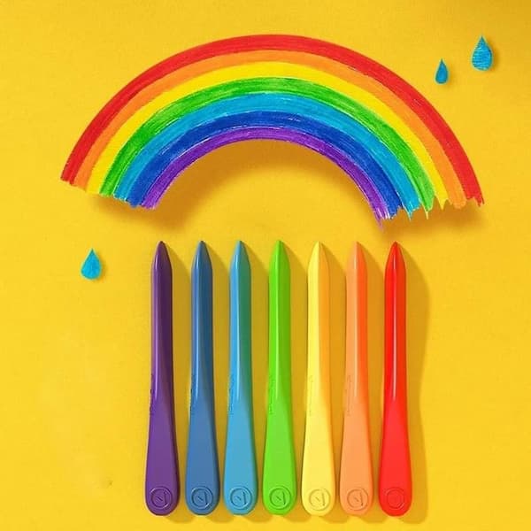 Gluschwein - Rainbow Colors - Wasserfeste Bio-Wachsmalkreiden (48 Farben)