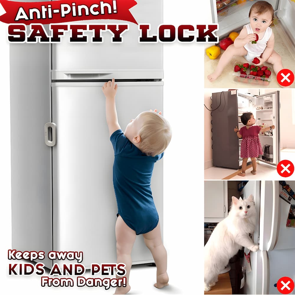 FridgeLock - Halten Sie Ihre kleinen Kinder davon ab, Ihren Kühlschrank zu öffnen