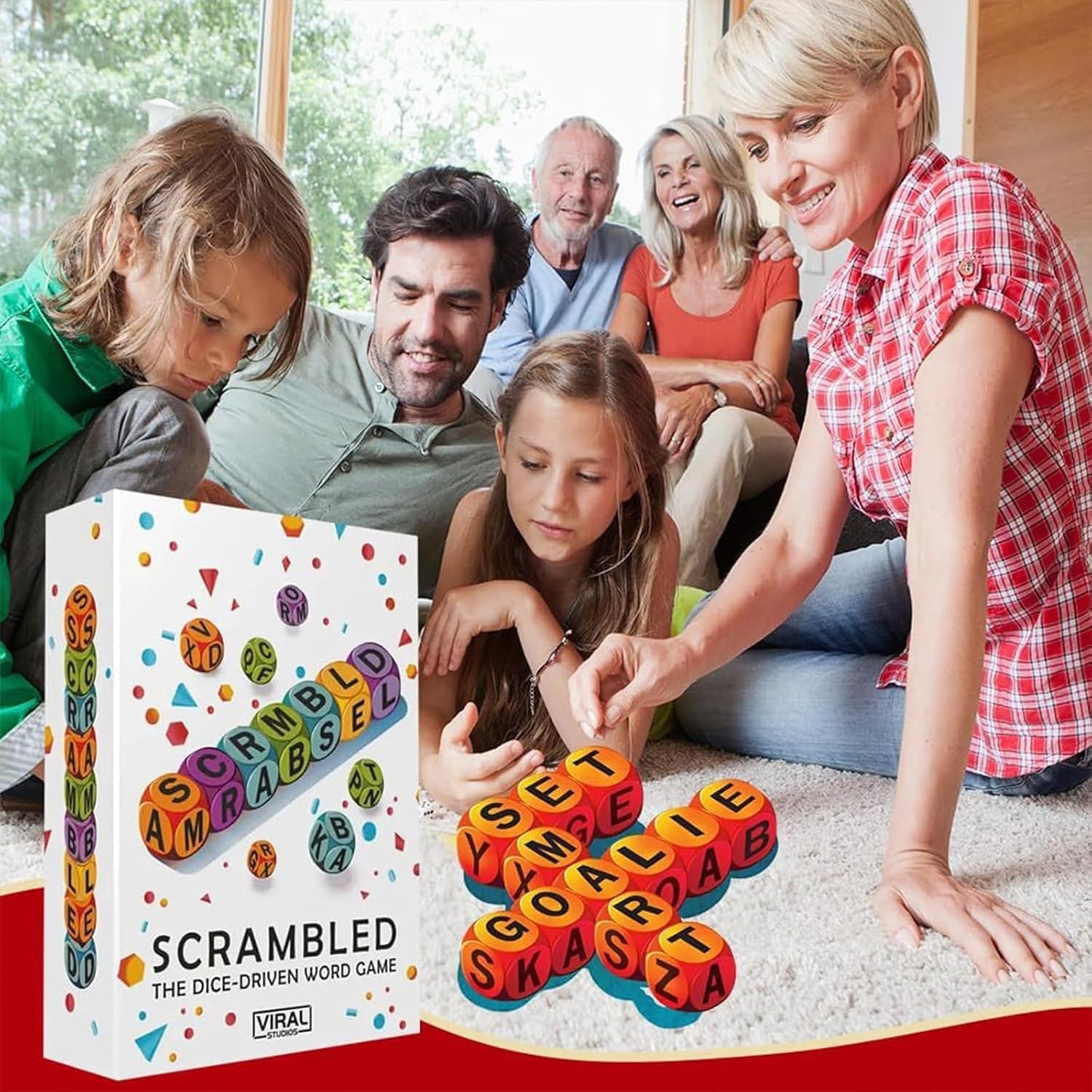 DiceLetter - Würfel-Wortspiel – Gehirntrainingsspiel