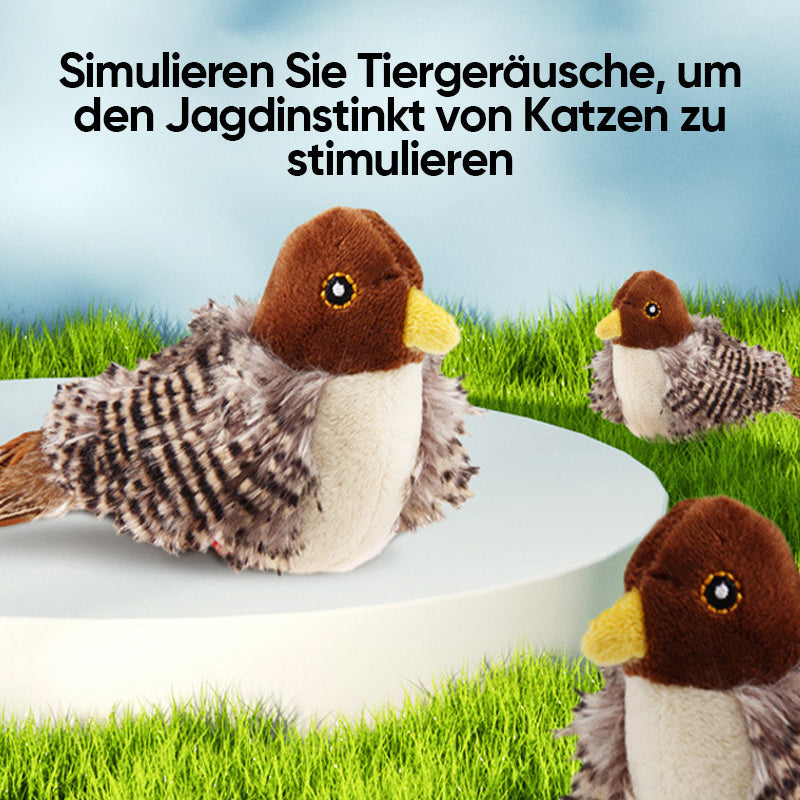 Gluschwein - Katzenspielzeug - Simulierter zwitschernder Vogel