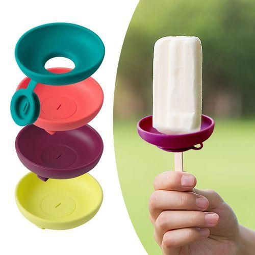 1+1 GRATIS | Silikon-Eiscremehalter – Tropfschutz für Eis am Stiel & Hörnchen