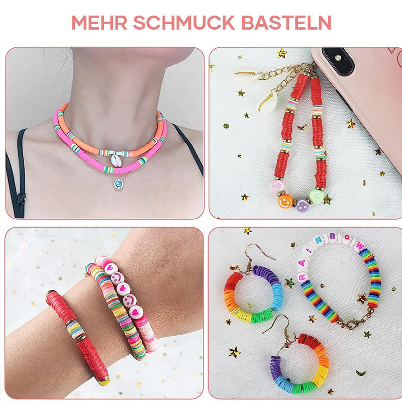 Gluschwein - Tonperlen-Armband-Bausatz