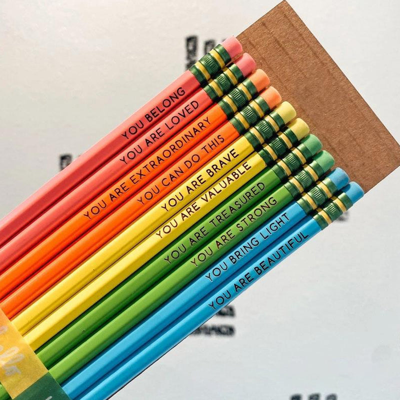 Gluschwein - Affirmationsstift-Set✏️ (10 Stück) Bunt (10 Stück)