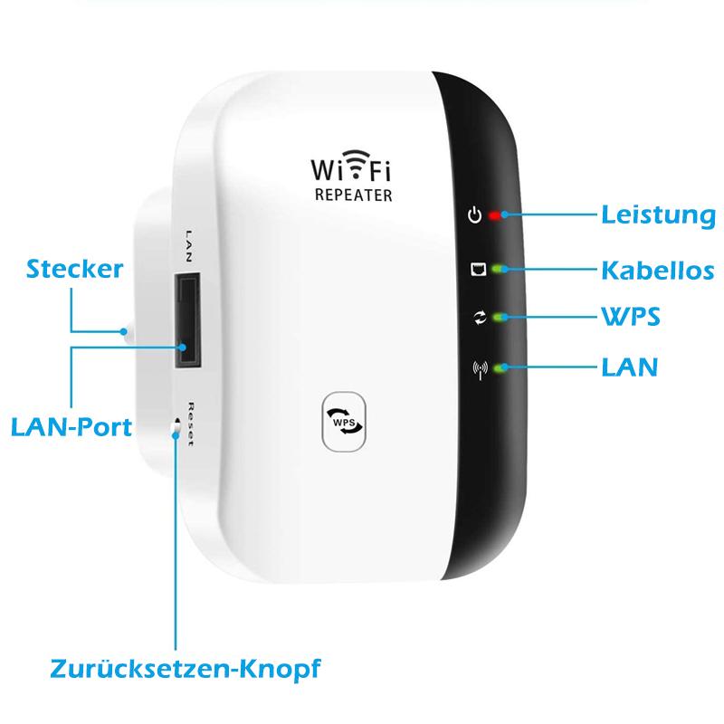 Gluschwein - Booster WiFi kabelloser Verstärker