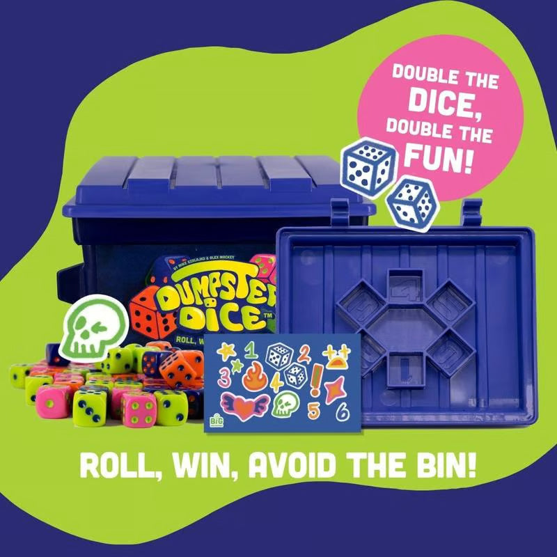 Dumpster Dice - Schnelles Familienspiel mit Würfeln