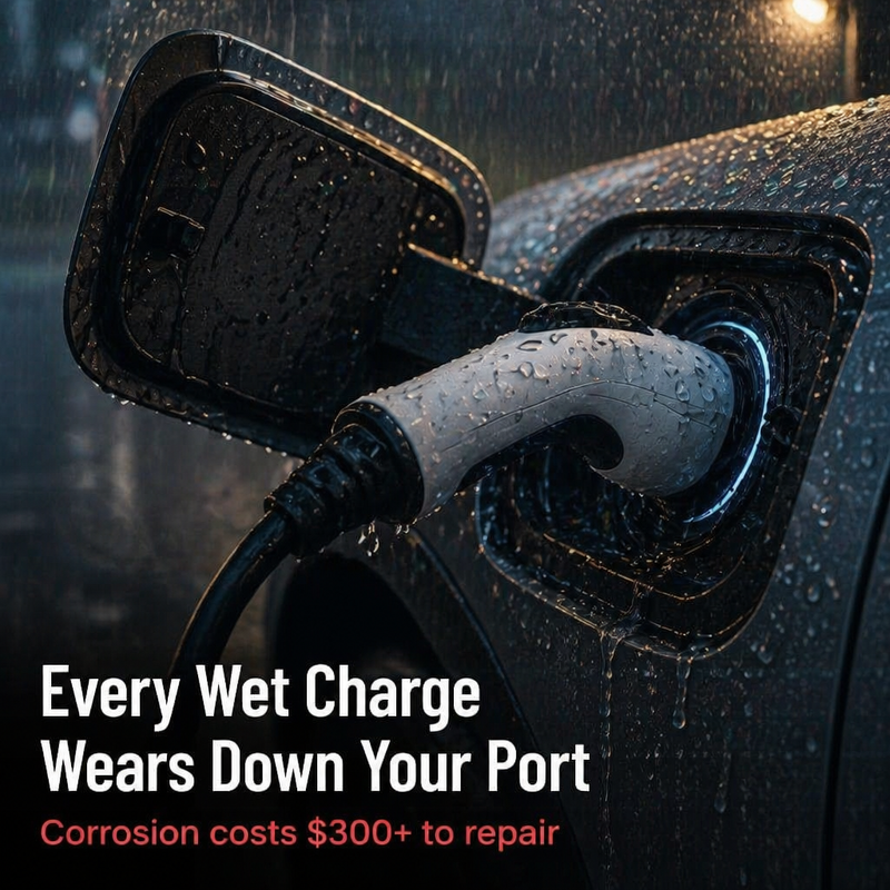 Charging Port Cover - Halten Sie den Ladeanschluss Ihres Elektroautos bei jedem Wetter absolut trocken