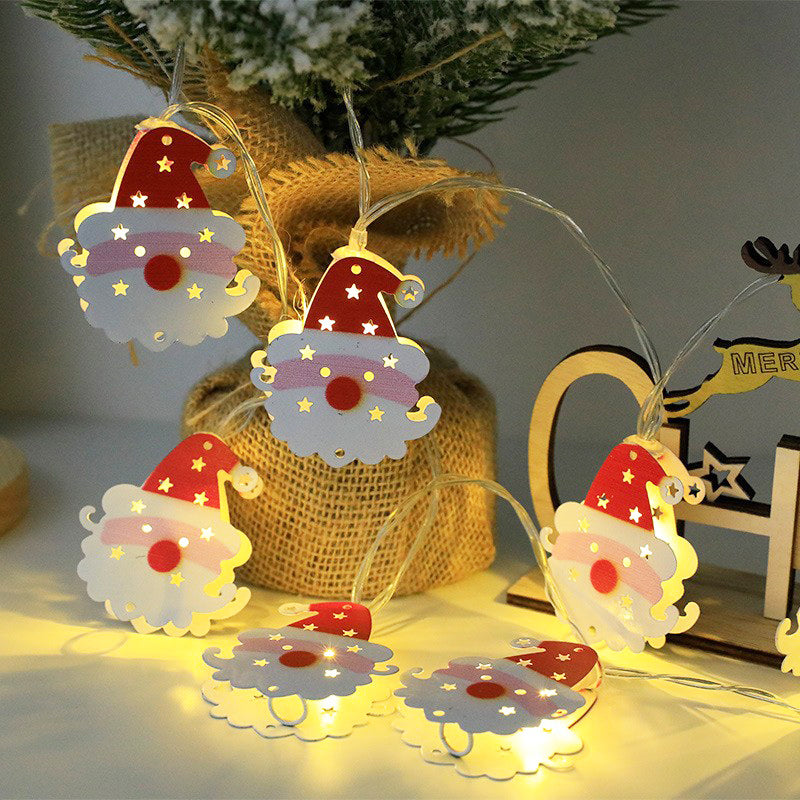 ChristmasGlow | Weihnachts LED-Eisen-Dekolichterkette