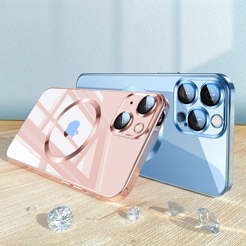 Gluschwein - Kabellose Magnetische All-Inclusive-iPhone-Hülle mit Galvanik