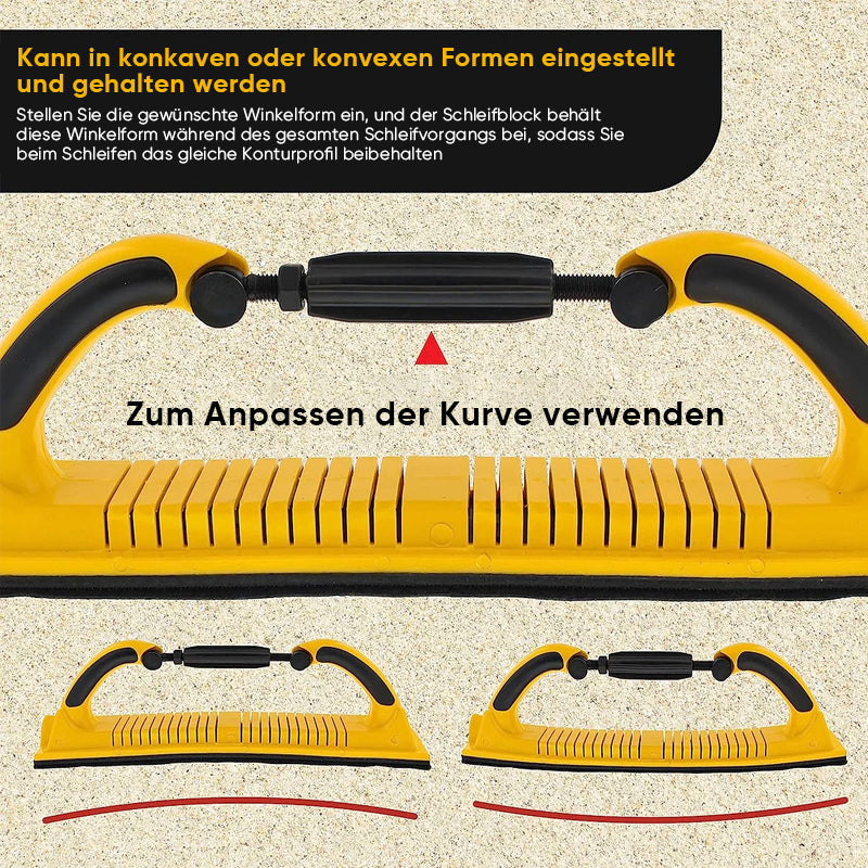 Gluschwein - Verstellbarer Longboard Handschleiffeilenblock Handschleifer