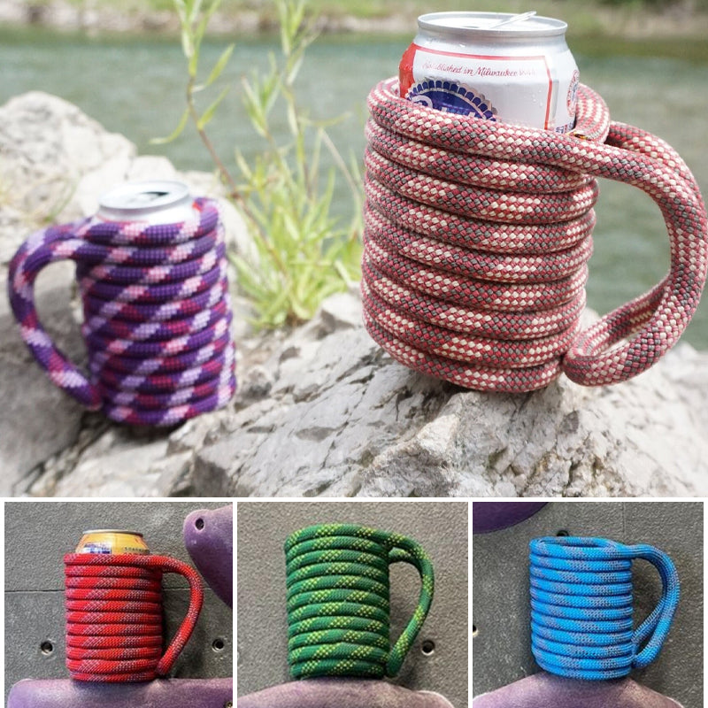 Gluschwein - Climbing rope drink can holder